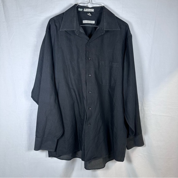 Men's Black Button-Up Shirt size XL - Picture 1 of 6